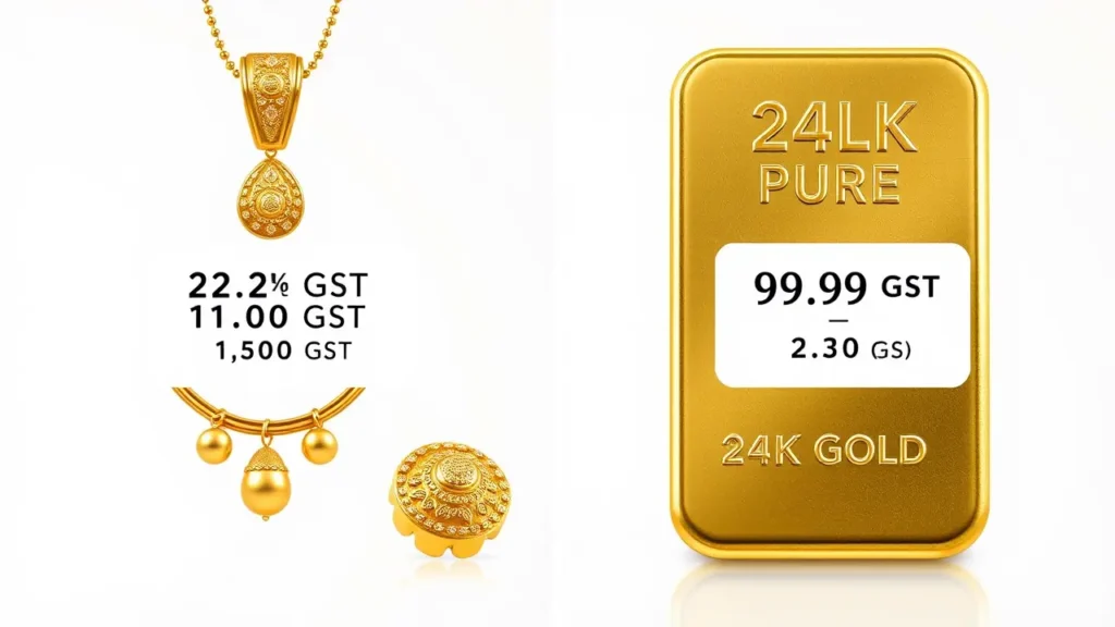 22K vs. 24K Gold Tax